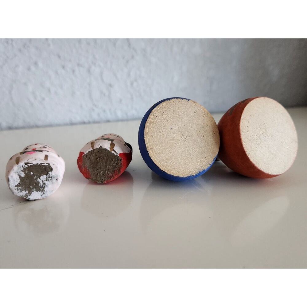 Momoyama Modern Kokeshi Dolls & Netsuke Clay Figurines Set Japan - Picture 6 of 14